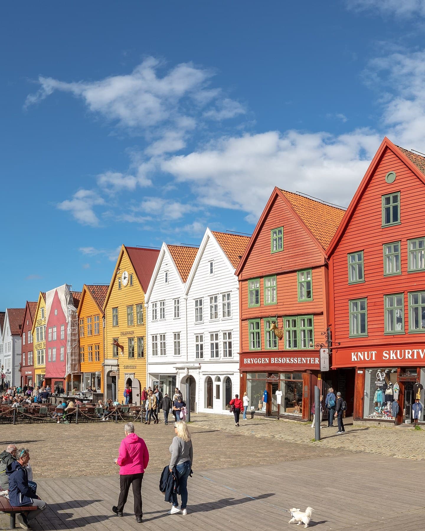 The wooden row of Bryggen, Bergen