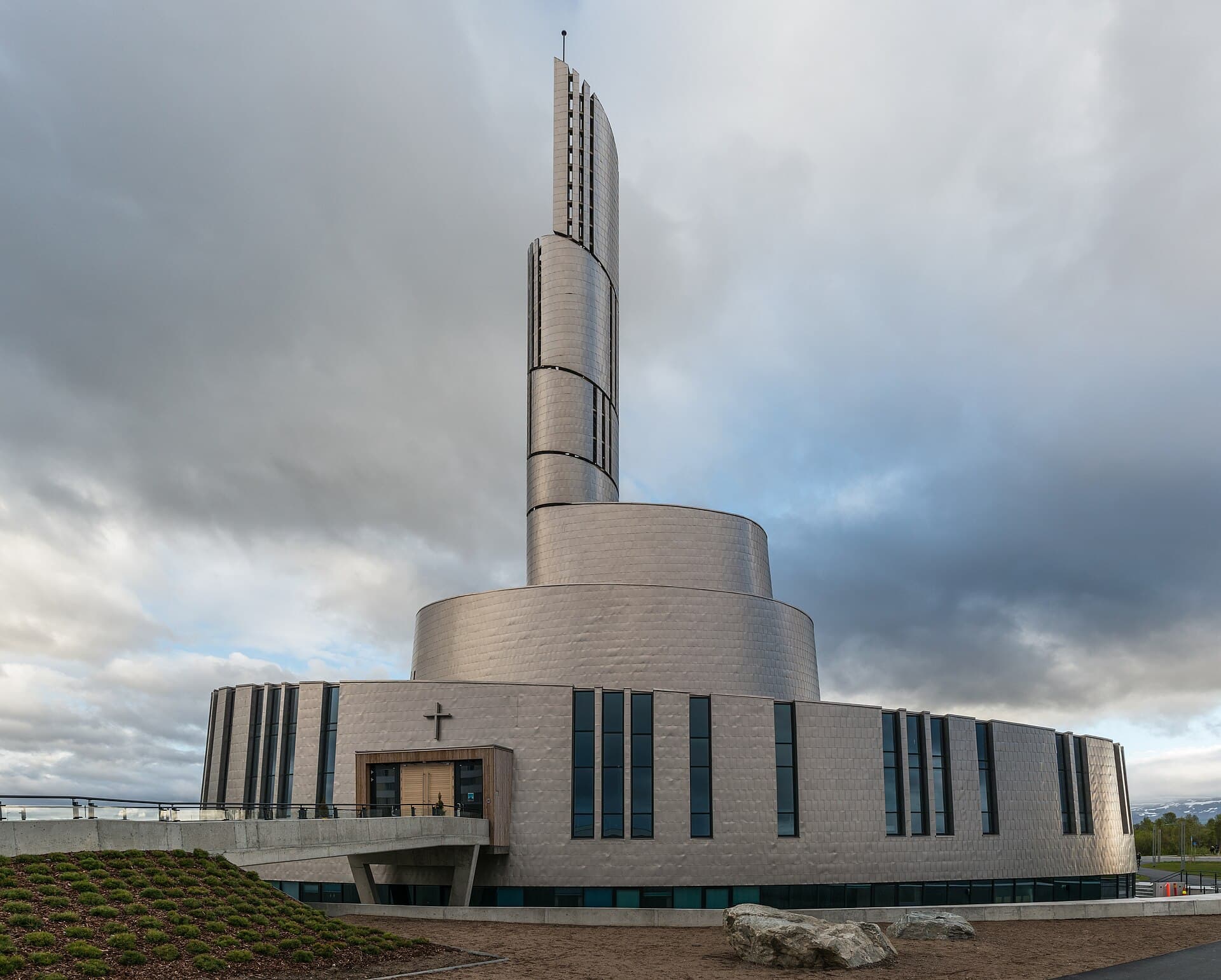 The Northern Lights Cathedral in Alta