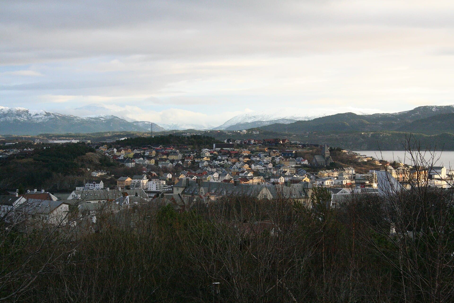 Kristiansund seen from Varden